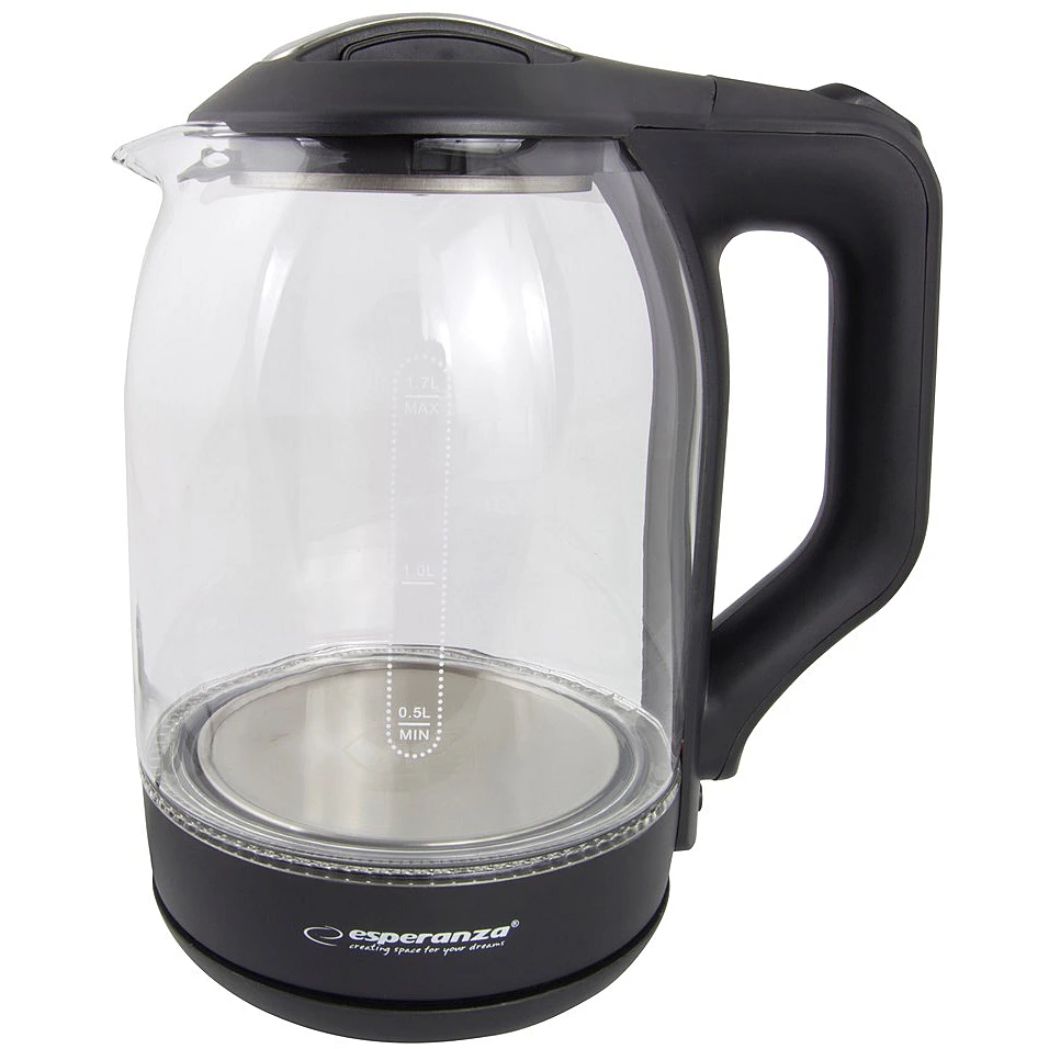 Tējkanna ESPERANZA EKK025K 1.7 L Glass 1500 W