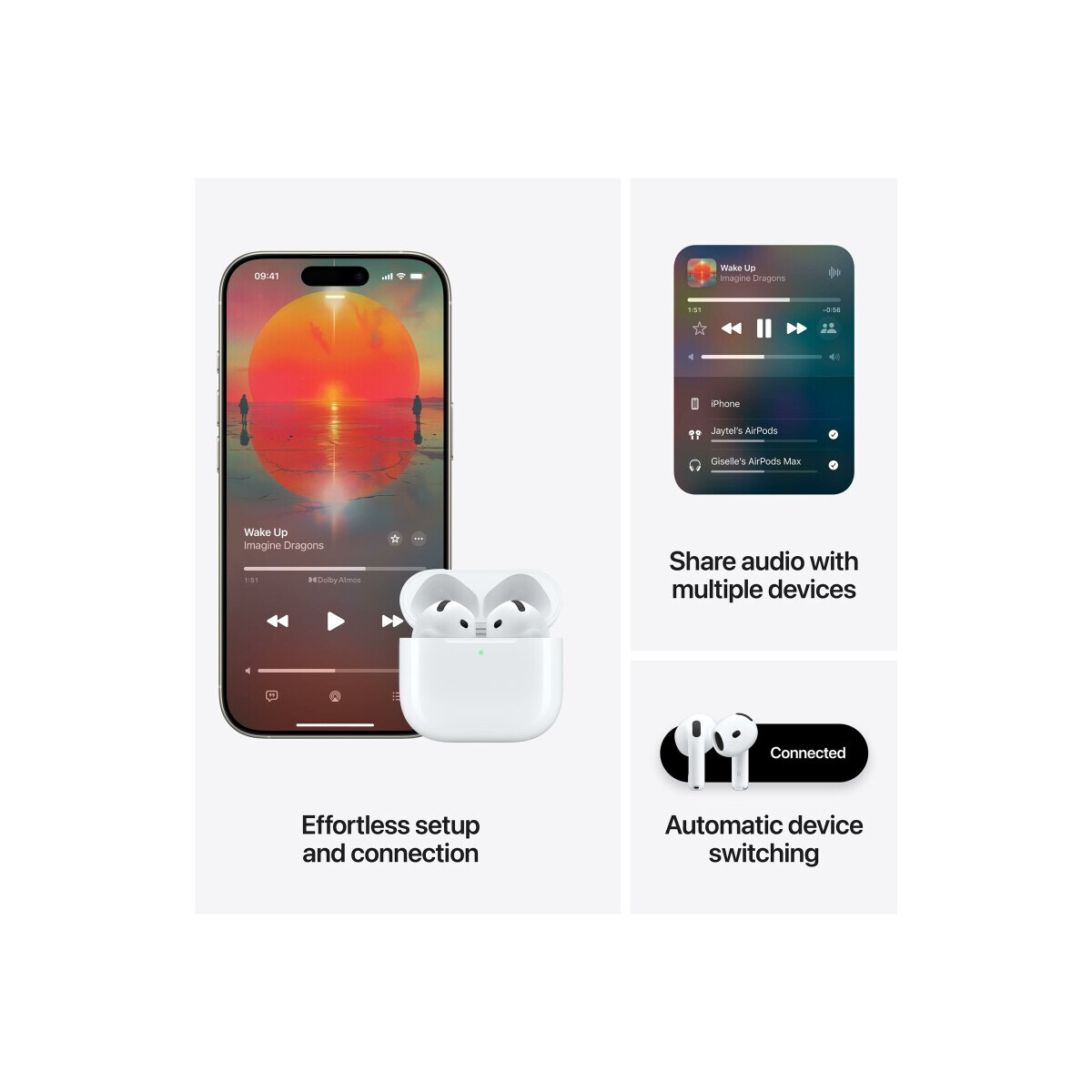 Austiņas Apple AirPods 4 (MXP63ZM/A) - foto 4