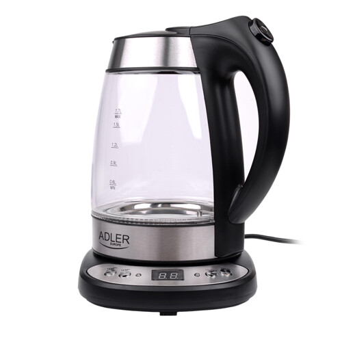Tasse à lait Adler AD 1247 NEW 1.7 L 2200 W Black, Stainless steel