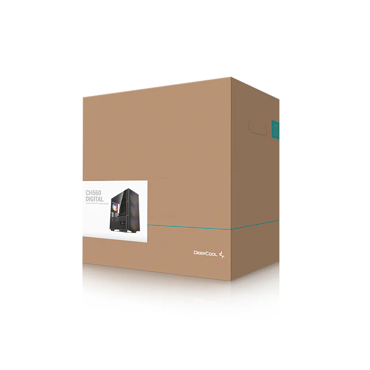 Datoru korpuss DeepCool CH560 DIGITAL Midi Tower (R-CH560-BKAPE4D-G-1) - foto 7
