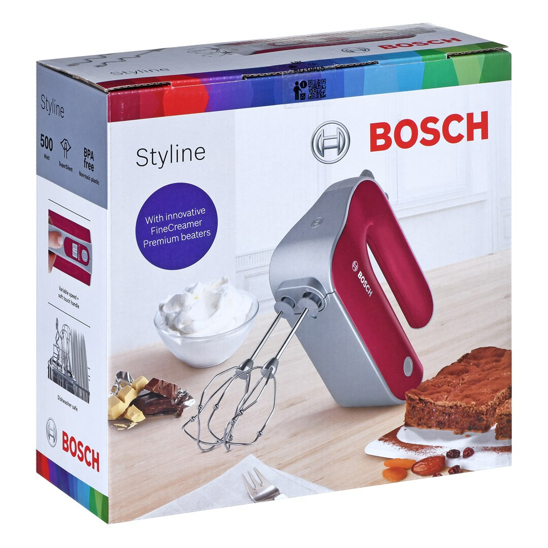 Mikseris Bosch MFQ 40304 Red, White - foto 7