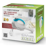 Mikseris ESPERANZA EKM010 Light Blue, White