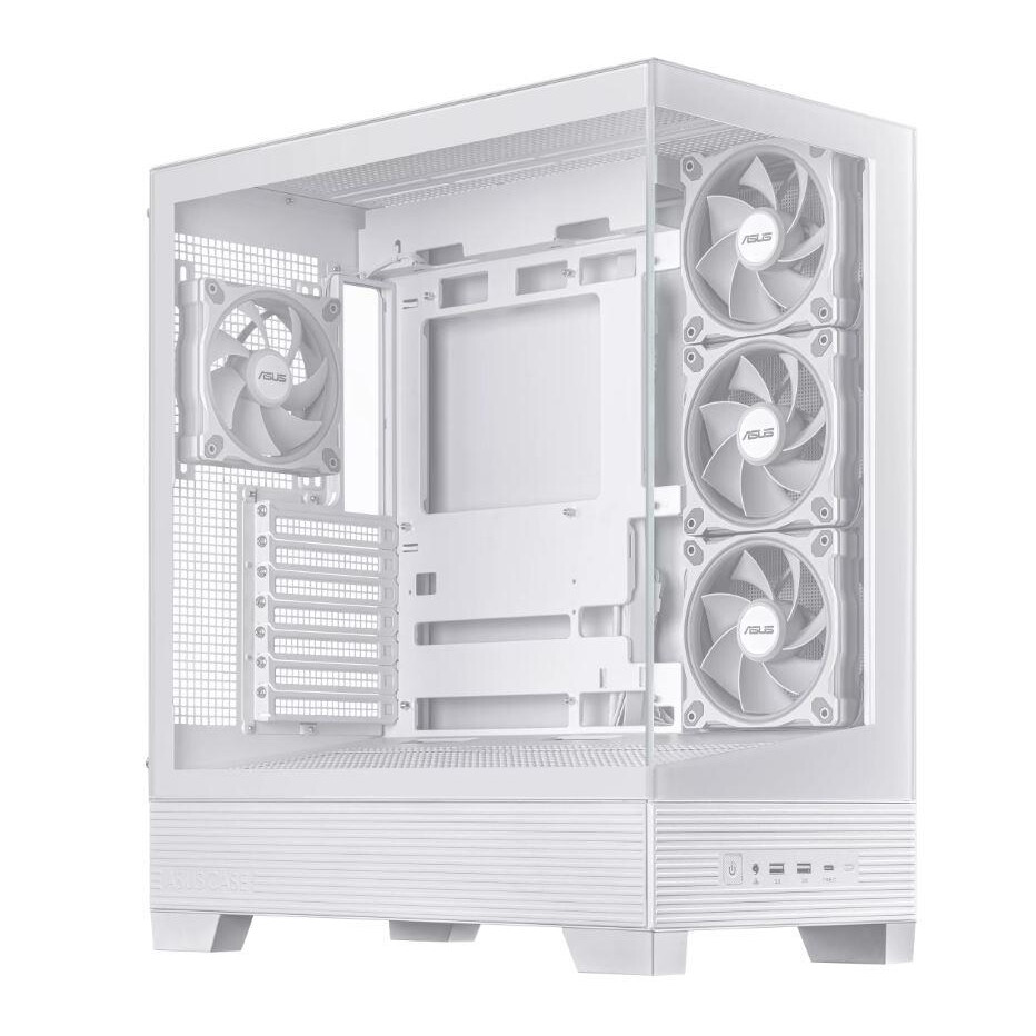 Datora korpuss ASUS A31 PLUS White - A31PLUSTGARGBWHITE