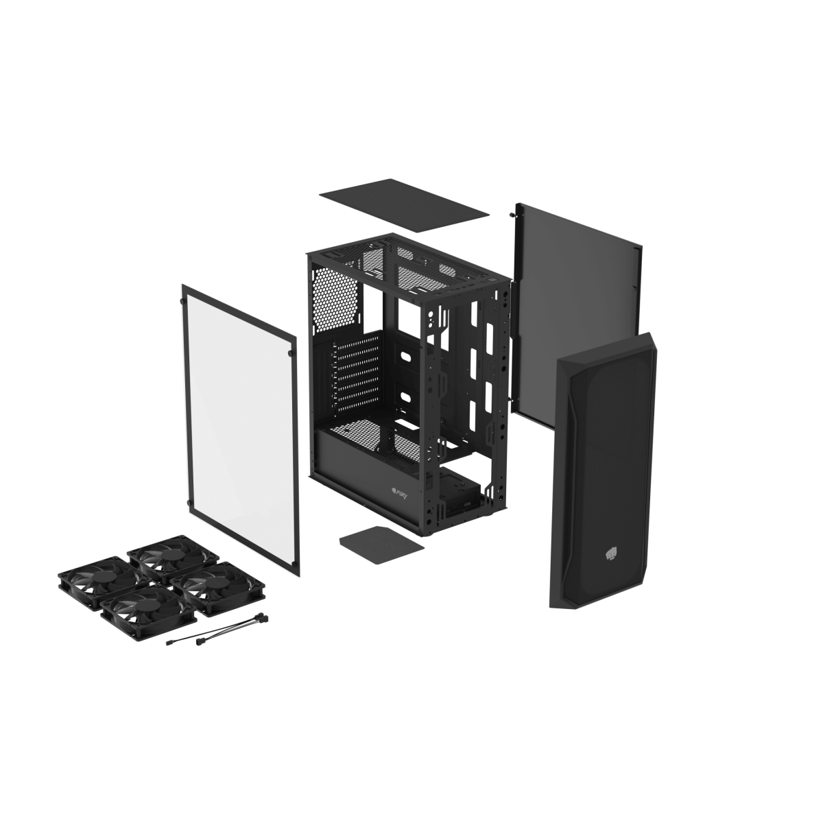 Korpuss FURY SHOBO SH4F (NFO-2152) - foto 8