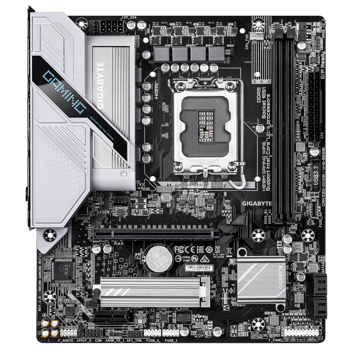 Pamatplate Gigabyte H810M GAMING WIFI6 LGA1851 MB - foto 4