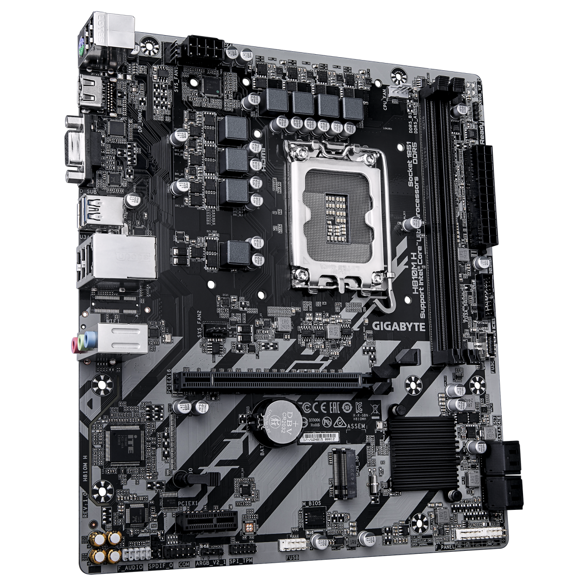 Pamatplate Gigabyte H810M H LGA1851 MB Grey - foto 3
