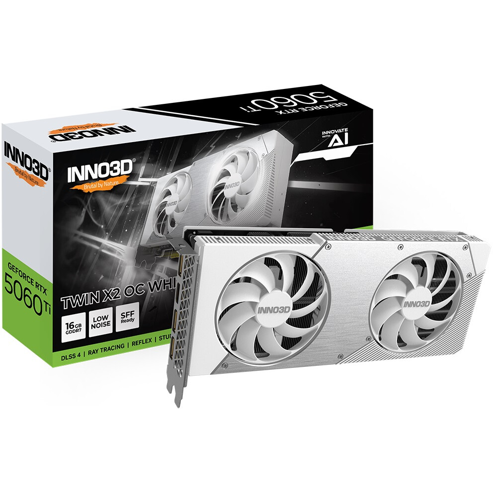 Carte graphique INNO3D GeForce RTX 5060 Ti TWIN X2 OC NVIDIA 16 GB GDDR7