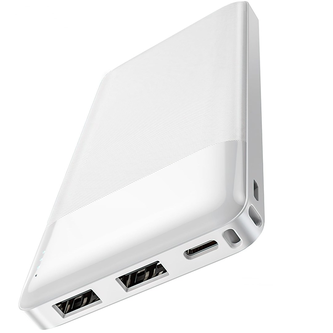Ārējais akumulators HOCO J72 Easy 10000 mAh White - J72 white