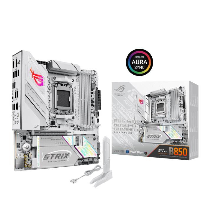 Pamatplate Asus B850 ROG STRIX B850-G GAMING WIFI White (90MB1M30-M0EAY0) - foto 3