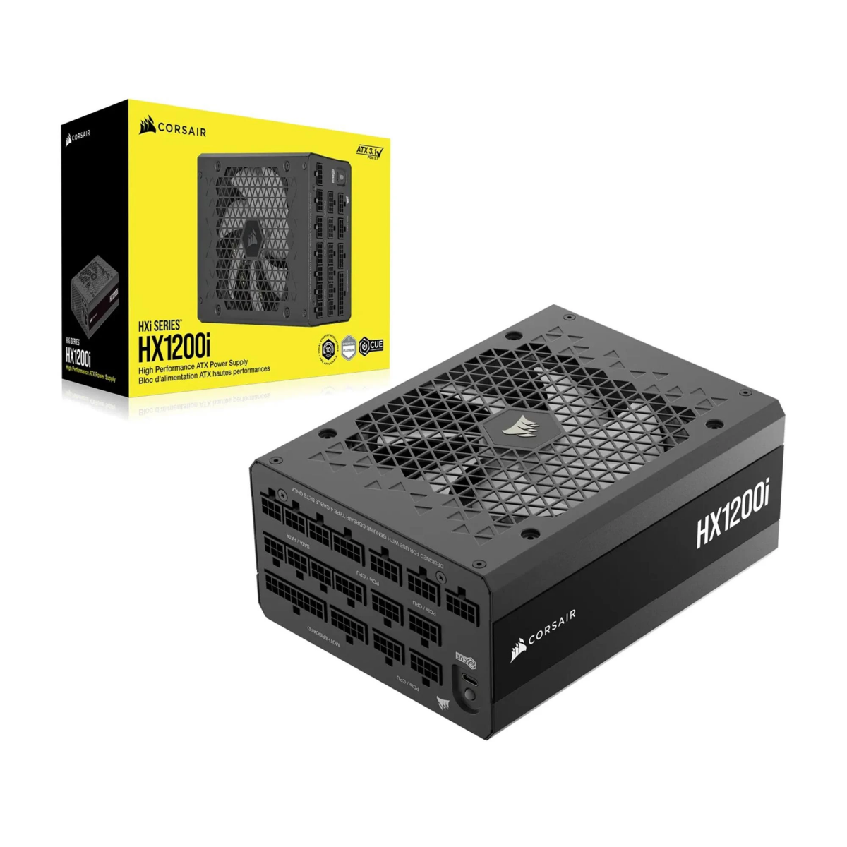 Barošanas bloks CORSAIR HXi Series HX1200i 1200W (CP-9020307-EU) - foto 8