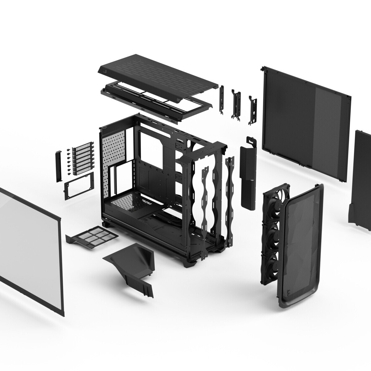 Datora korpuss Fractal Design Meshify 3 XL  (FD-C-MES3X-02) - foto 9