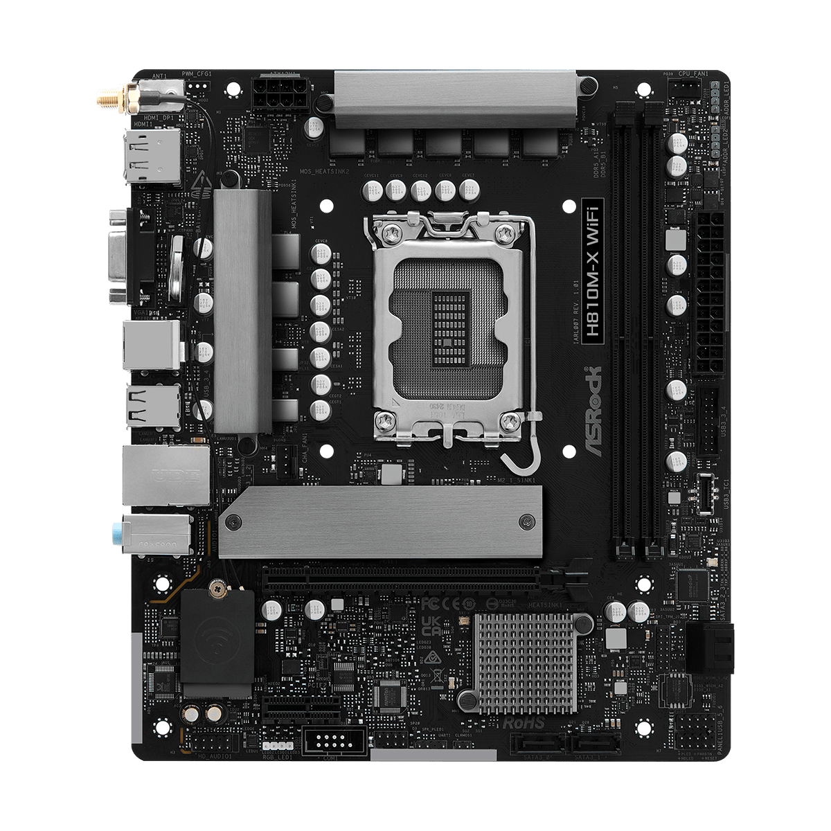 Pamatplate ASRock H810M-X WIFI