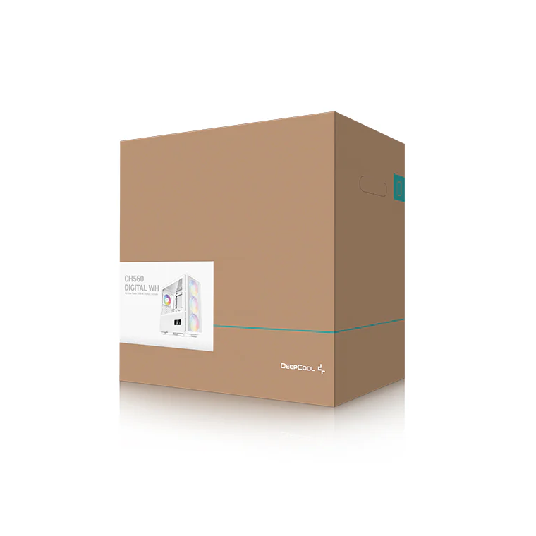 Datoru korpuss DeepCool CH560 DIGITAL WH Midi Tower (R-CH560-WHAPE4D-G-1) - foto 6