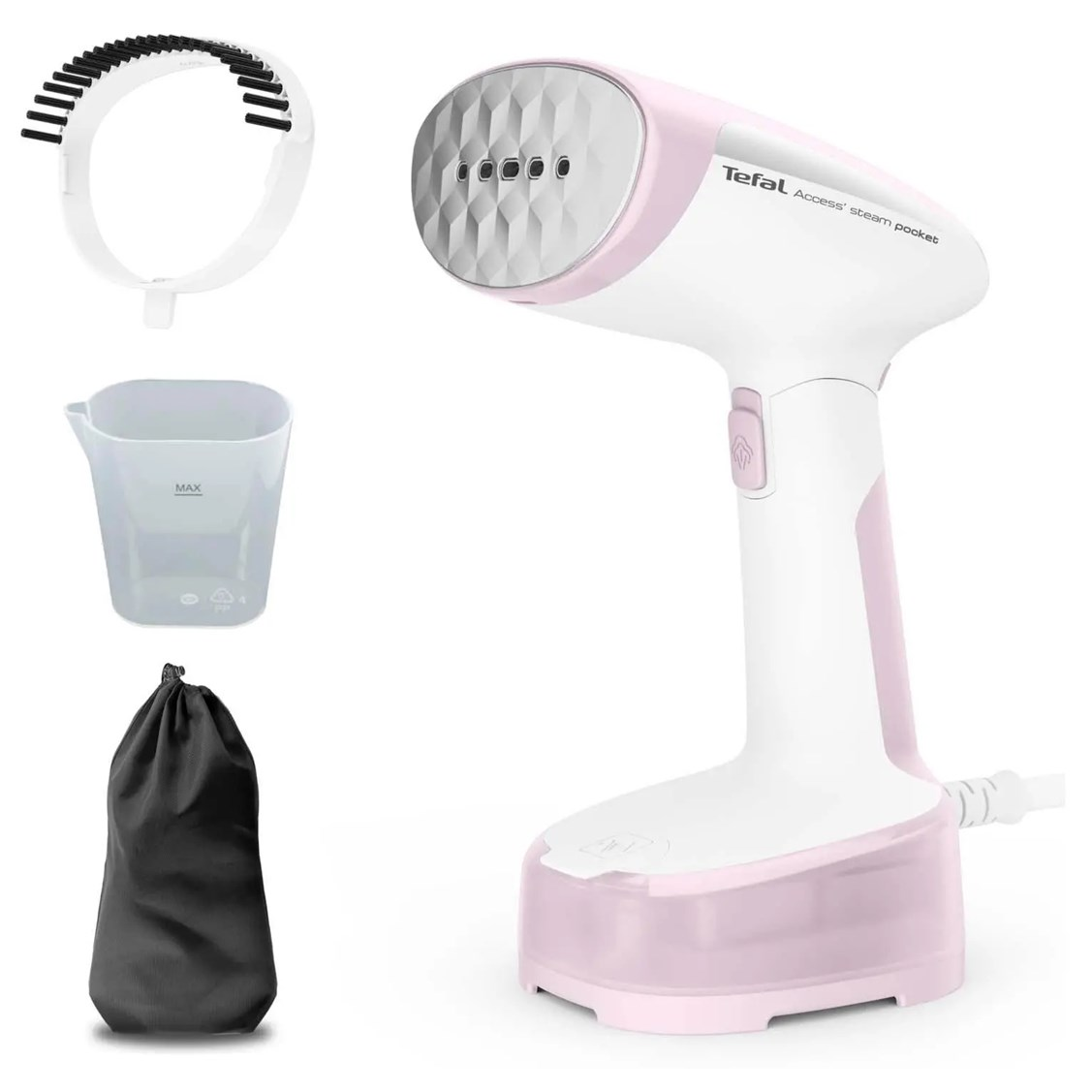Tvaika gludināšanas iekārtas Tefal DT3050 Pink, White