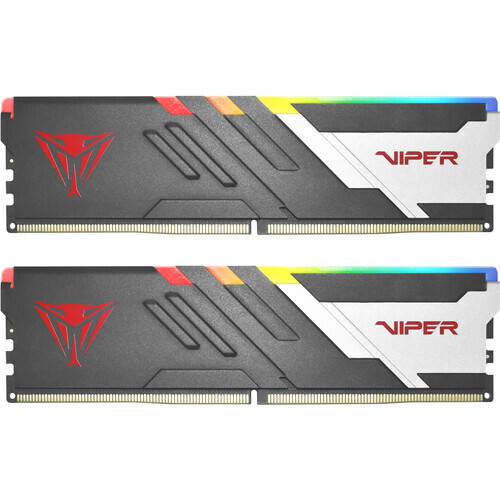 Operatīvā atmiņa Patriot Viper Venom RGB DDR5 6000 MHz 32 GB 2 x 16 GB CL36 - PVVR532G600C36K