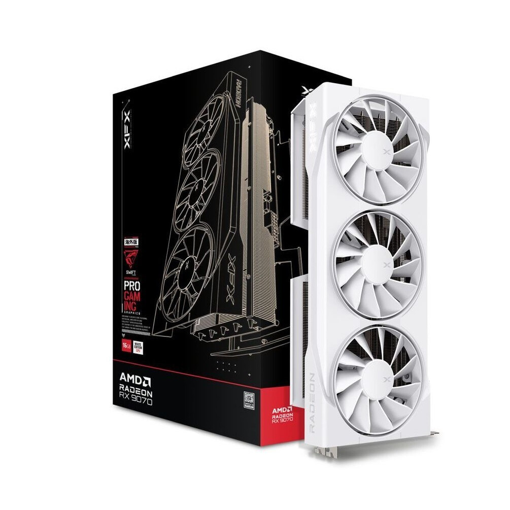 Videokarte XFX Swift AMD Radeon RX 9070 OC 16GB (97SWFB3W9) - foto 3