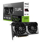 Videokarte ASUS Dual GeForce RTX 5060 Ti 16GB GDDR7 OC Edition (90YV0MH0-M0NA00)