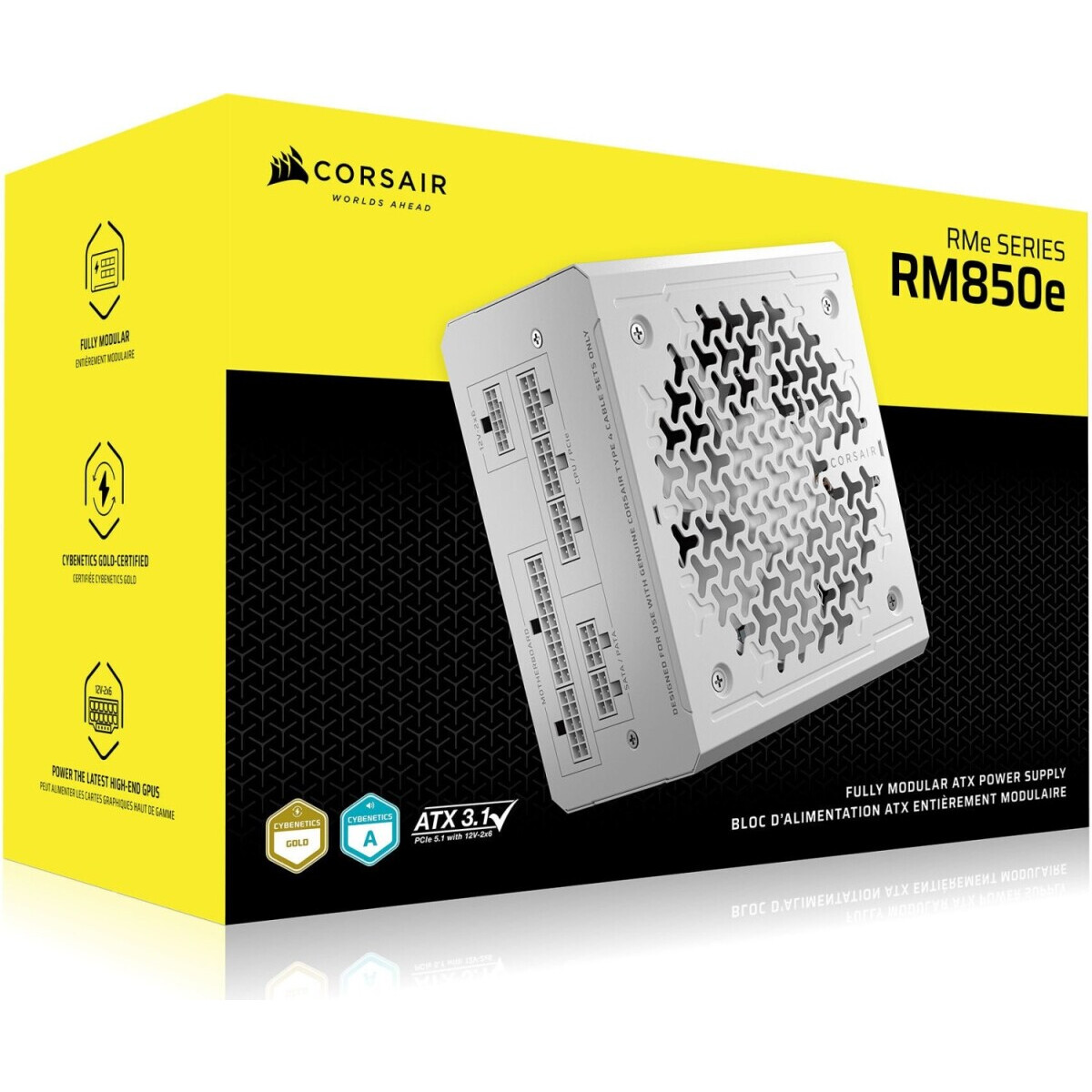 Barošanas bloks Corsair RM850e (CP-9020293-EU) - foto 5