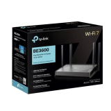 Routeur Wi-Fi TP-Link 3600 Mbps Black (ARCHER BE220)