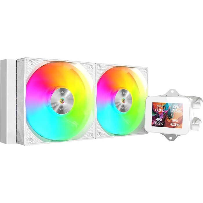 Procesoru dzesētājs Mars Gaming MLVISION240W White