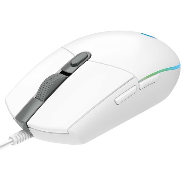 Maus Logitech G102 LightSync White (910-005824/5809/5803) - Foto 3