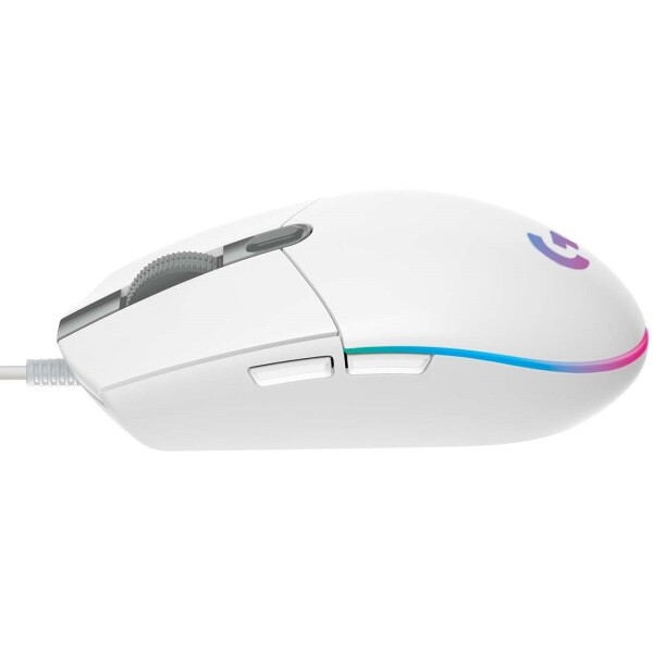Maus Logitech G102 LightSync White (910-005824/5809/5803) - Foto 4