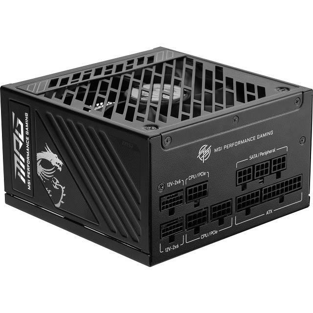 Barošanas bloks MSI MPG A850GS 850W PCIE5 Black (306-7ZPFZ11-CE0) - foto 3