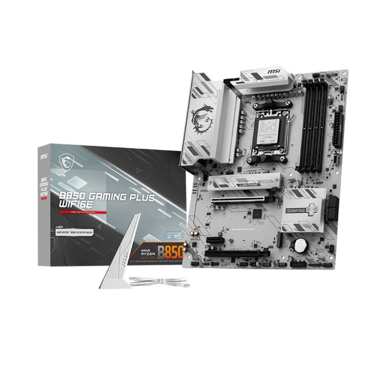 Pamatplate MSI B850 GAMING PLUS WIFI6E White (7E80-001R)