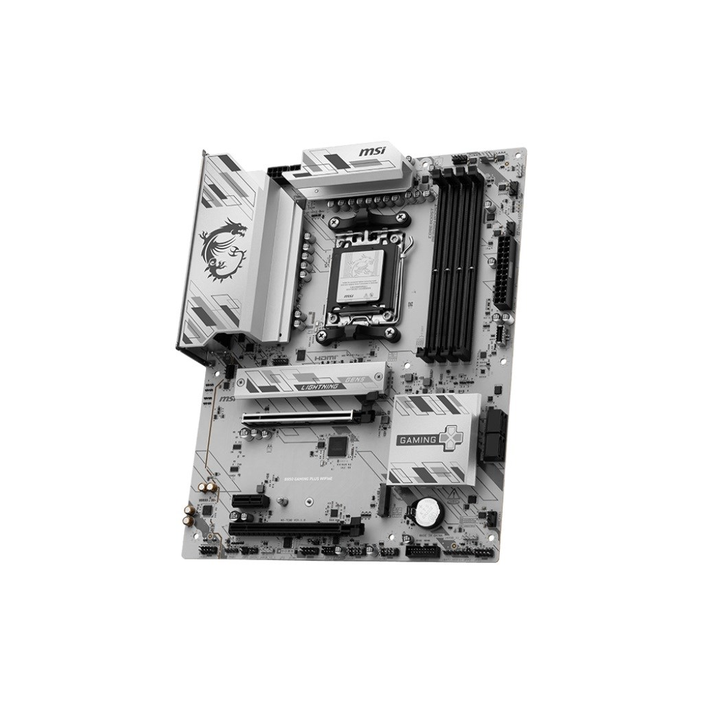 Pamatplate MSI B850 GAMING PLUS WIFI6E White (7E80-001R) - foto 3