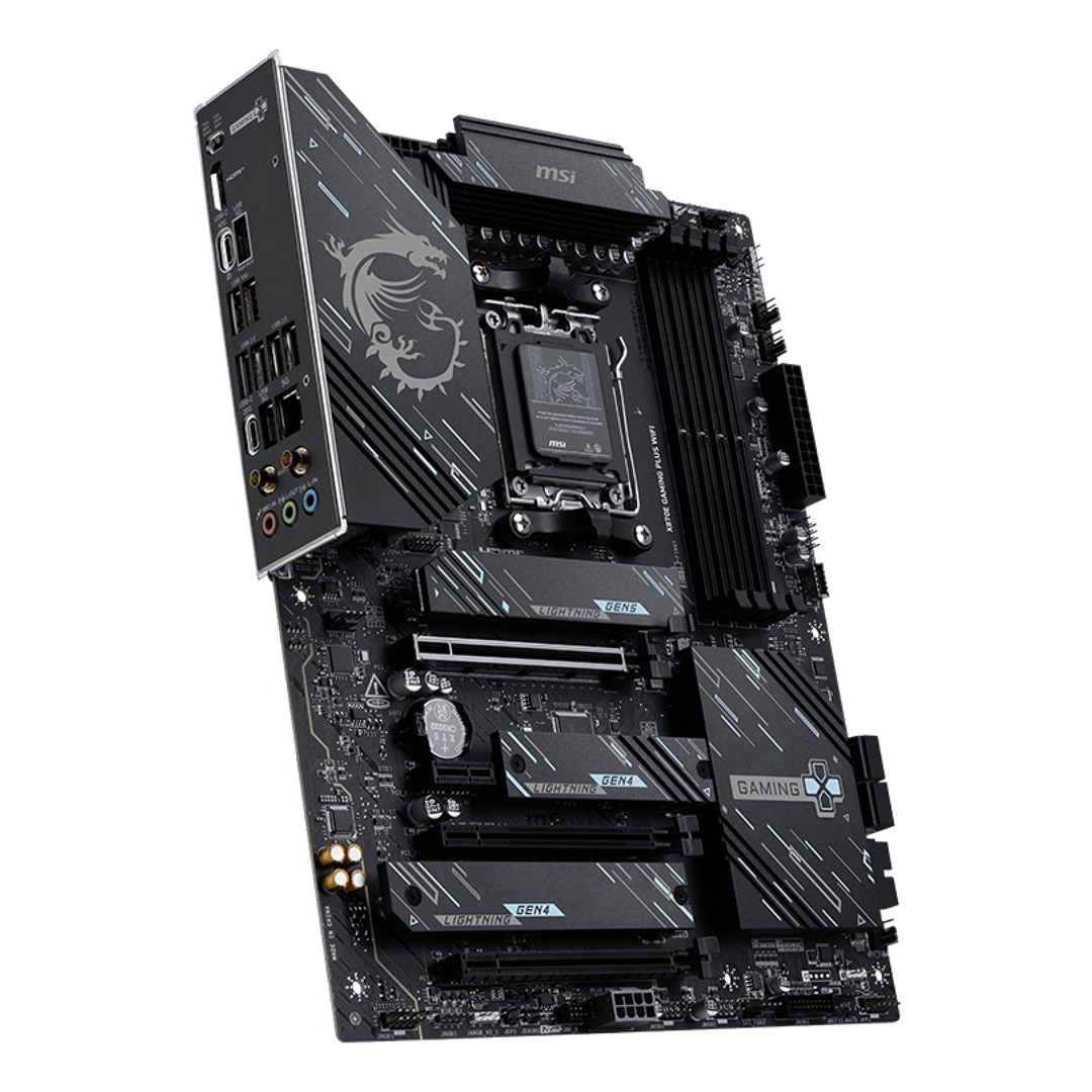 Pamatplate MSI X870E GAMING PLUS WIFI Black (7E70-001R) - foto 4