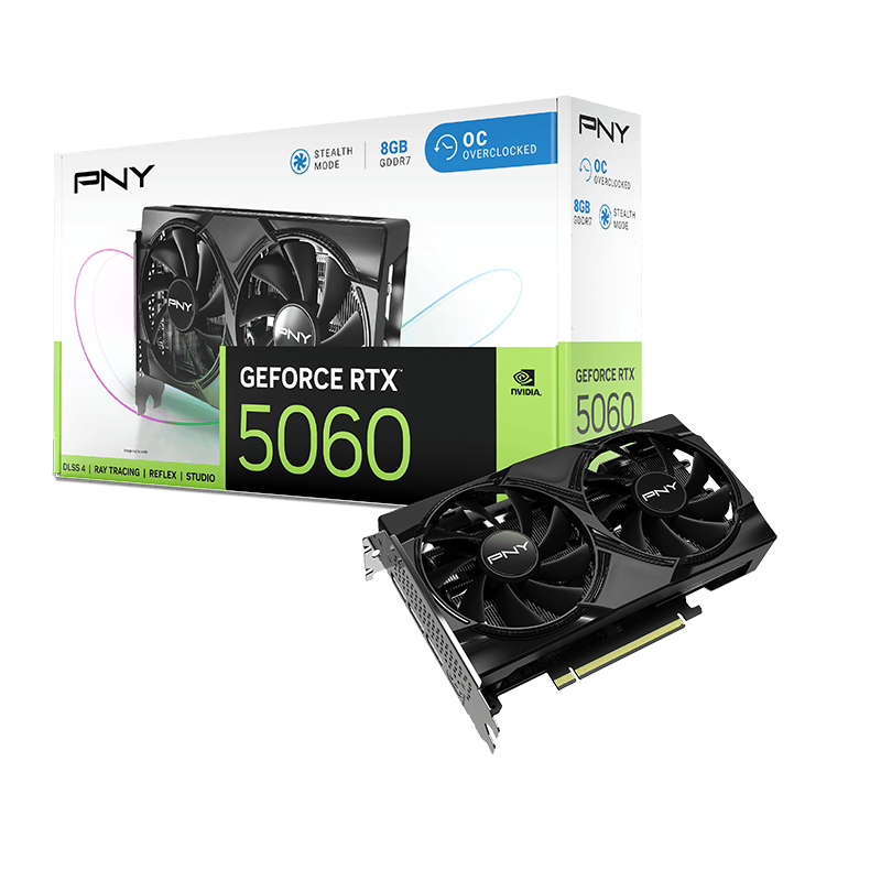 Videokarte PNY GeForce RTX 5060 8GB GDDR7 (VCG50608DFXPB1-O) - foto 5