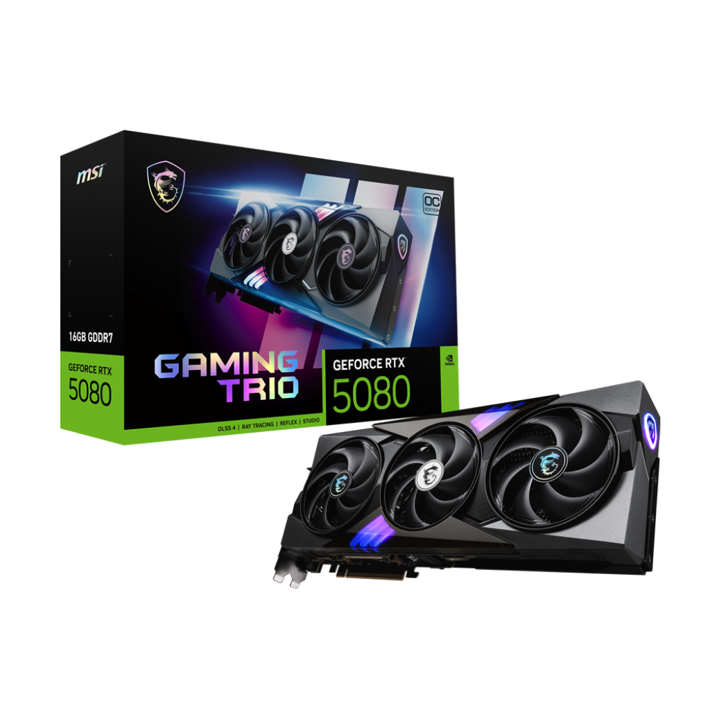 Carte graphique MSI GeForce RTX 5080 16GB GAMING TRIO OC (V531-005R) - photo 4