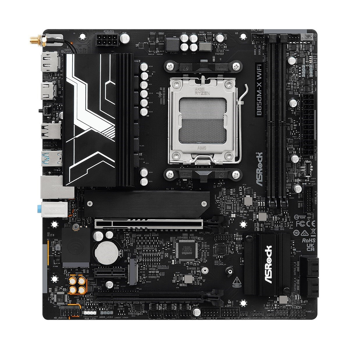 Pamatplate ASRock B850M-X WiFi R2.0 BLACK (90-MXBSH0-A0UAYZ)