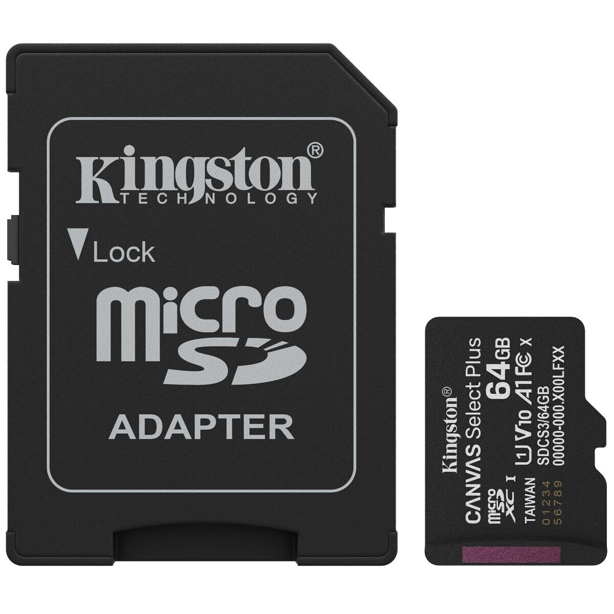 Atmiņas kartes Kingston Canvas Select Plus SDCS3 64GB - SDCS3/64GB