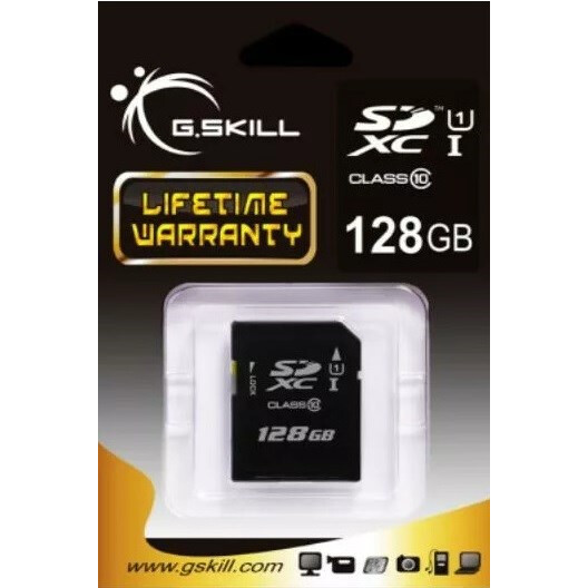 Atmiņas kartes G.SKILL SDXC 128GB (FF-SDXC128GN-U1.)