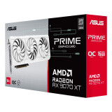 Videokarte ASUS PRIME AMD Radeon RX 9070 XT 16GB GDDR6 WHITE (PRIME-RX9070XT-O16G-WH)