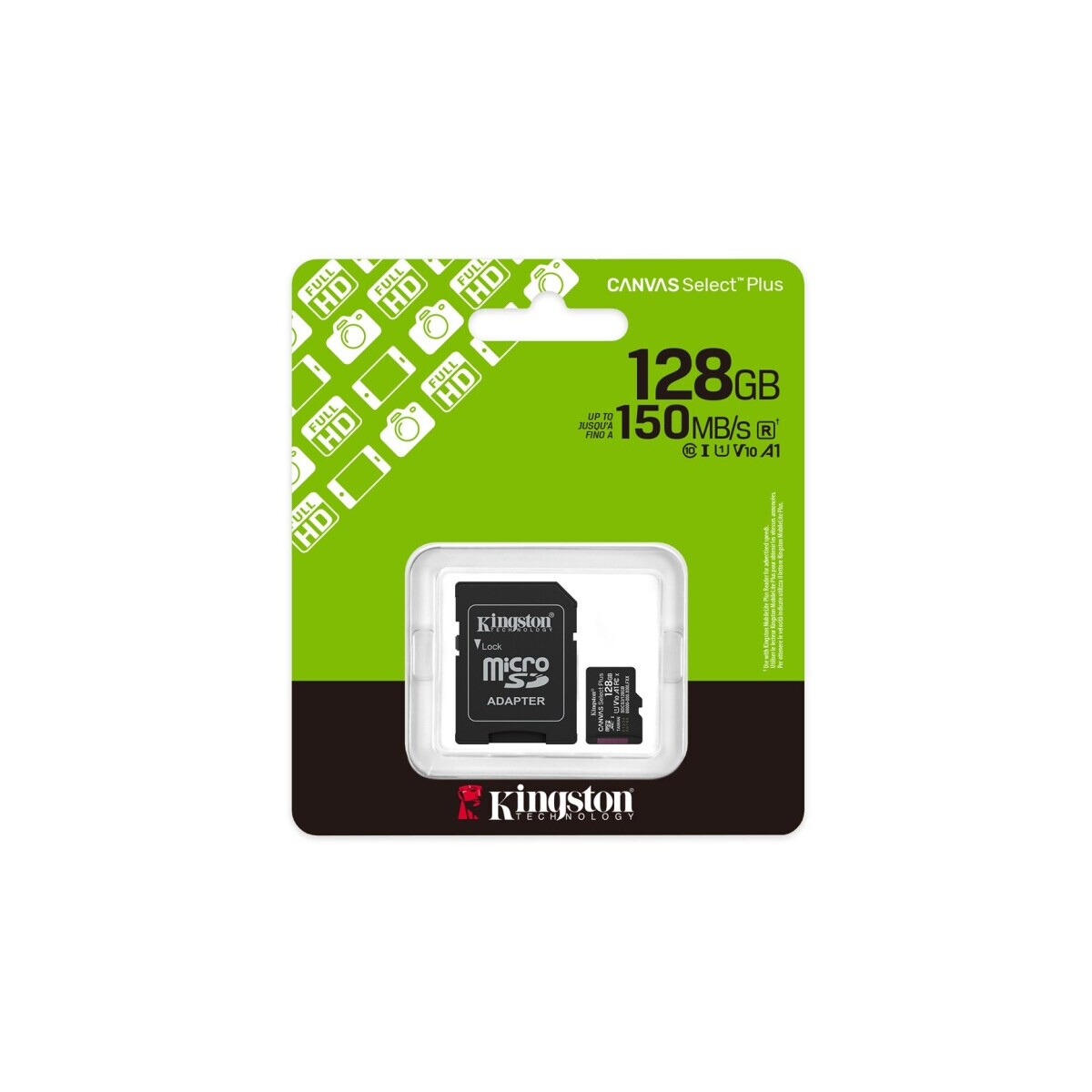 Atmiņas karte Kingston Technology 64GB Canvas Go Plus Gen3 Black SDCS3/128GB)