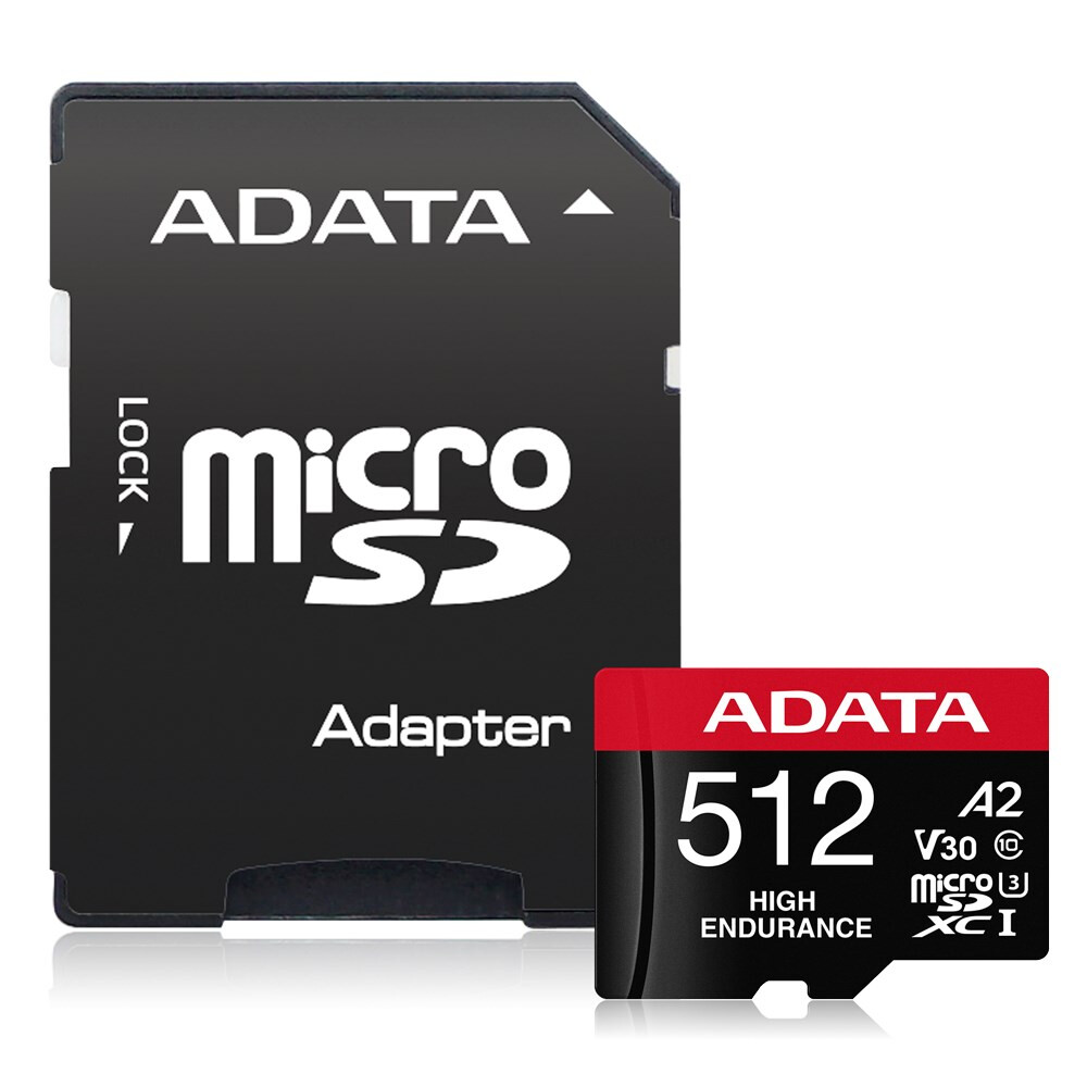 Atmiņas kartes ADATA High Endurance 512GB (AUSDX512GUI3V30SHA2-RA1)