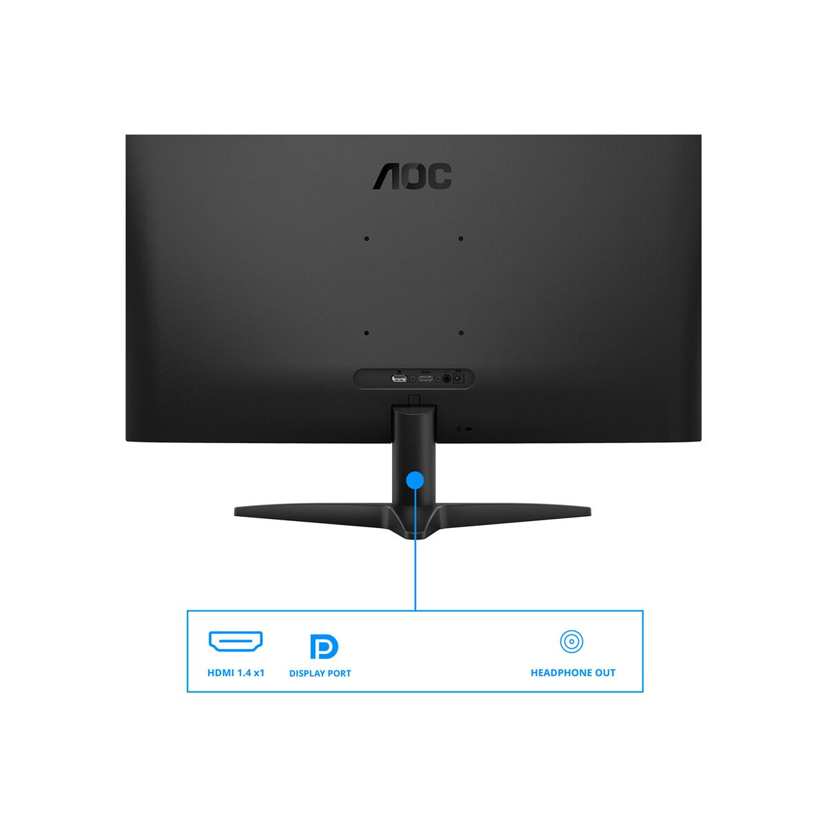Monitors AOC 27B36X 27" Black - Q27B36X - foto 2