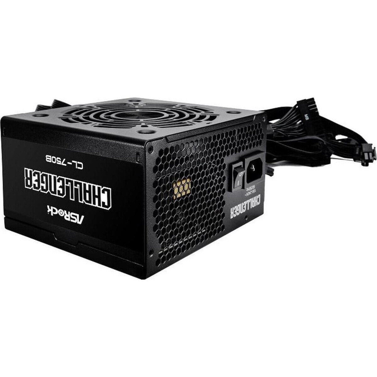 Barošanas bloks ASRock Challenger Bronze 750W CL-750B Black (90-UXC075-BNEAAA) - foto 2