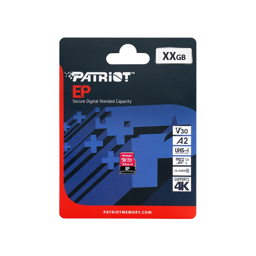 Atmiņas kartes Patriot Memory EP A2 256 GB V30 U3 Class 10 (PEF256GEP32MCX) - PEF128GEP32MCX - foto 2