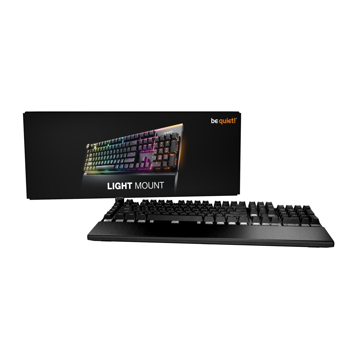Tastatūra be quiet! Light Mount Silent Tactile US ANSI QWERTY Black (BT004US) - foto 4