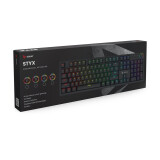 Clavier SAVIO STYX RGB Black (STYX BLUE)