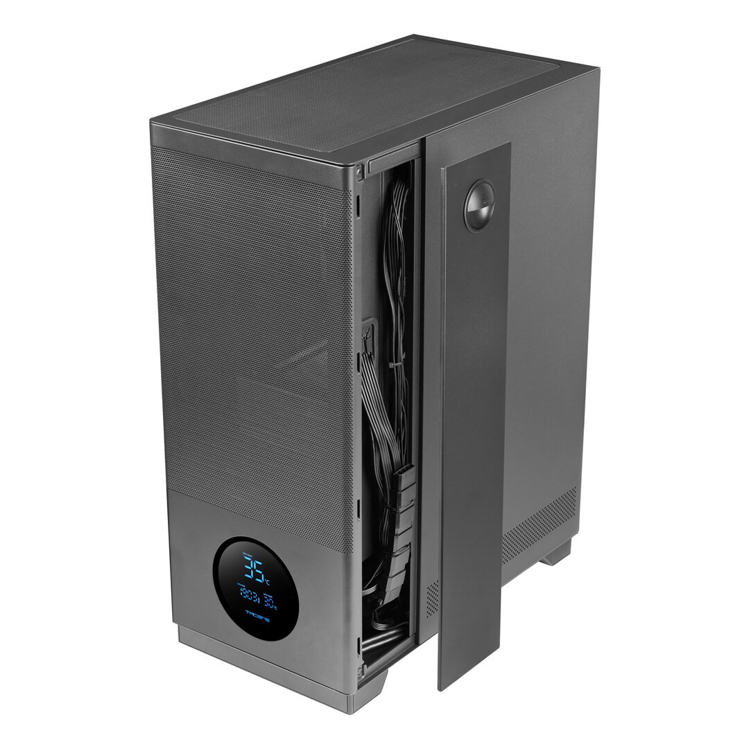 Datoru korpuss Tacens TAC-2SAGITTA20 Midi Tower Black - foto 3