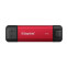 USB zibatmiņa KINGSTON External SSD 1TB 3D NAND SPSD Black and Red (SPSD/1TB)