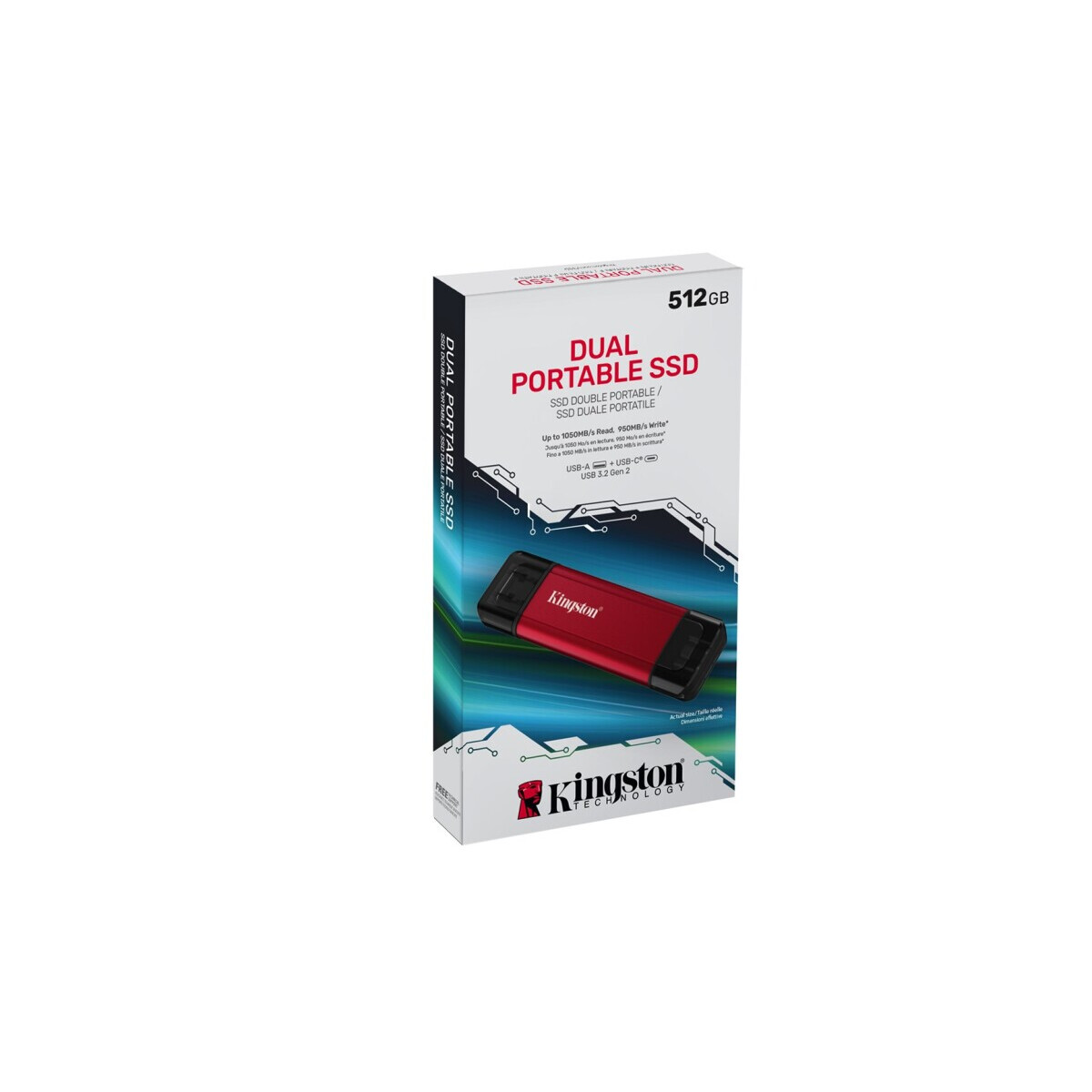 USB zibatmiņa Kingston Technology 512GB Black and Red (SPSD/512GB) - foto 3
