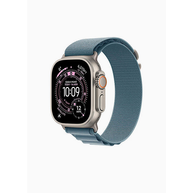 Viedpulkstenis Apple Watch Ultra 3 49mm Natural Titanium (MEWM4QF/A) - foto 2