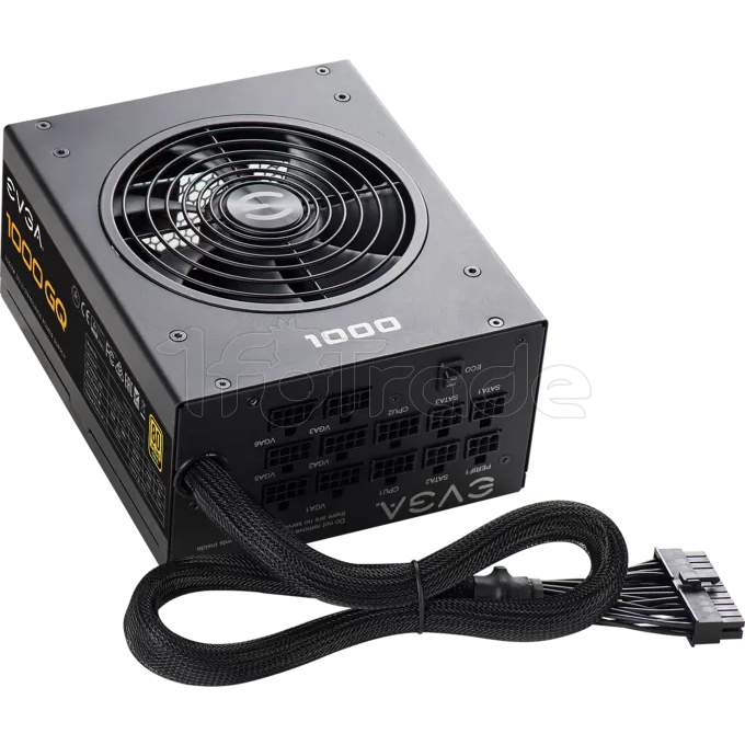 Barošanas bloks EVGA GQ Alimentation ATX 1000W (210-GQ-1000-V2) - foto 3