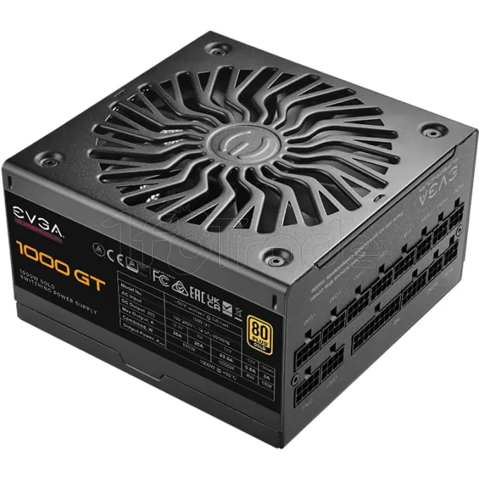 Barošanas bloks EVGA Alimentation ATX SuperNova GT 1000W (220-GT-1000-X2) - foto 2