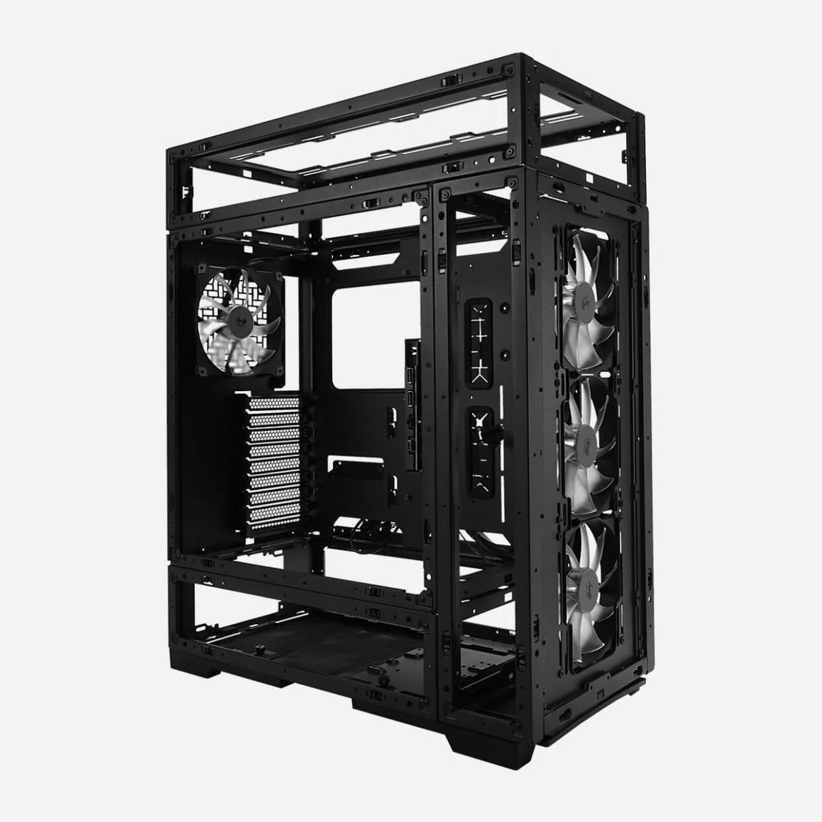 Datoru korpuss InWin ModFree Deluxe RGB (IW-CS-MFDELU-BLK) - foto 4